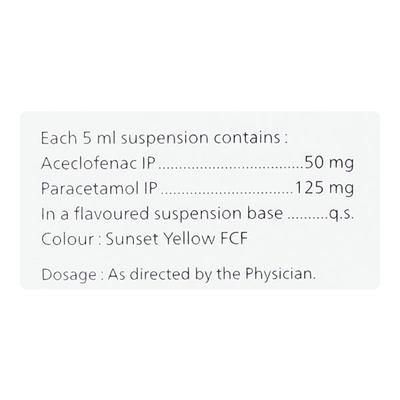 ACLOZEST P Suspension 60ml - Pain relief-Nsa