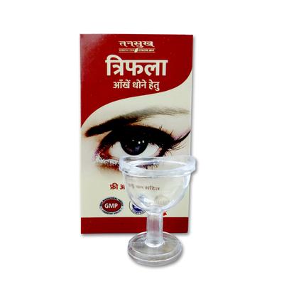 Tansukh Triphala Eye Wash Granules (Free Eye Cup Inside) 100 gm - Speciality Medicines