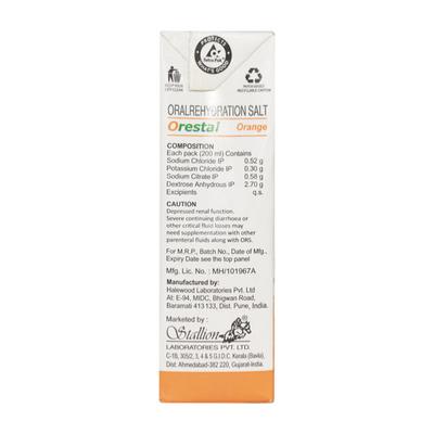 ORESTAL ORANGE FLAVOUR Liquid 200ml - Supplements-Ele