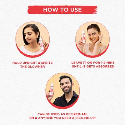 Bella Vita Organic Glowner Rose Water Face Toner & Mist - Natural Toner Spray for Glowing Skin for All Skin Type 100 ml - Face Mists