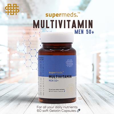 Supermeds Multivitamin Men 50+ Tablet 60's (N) - Multi-Vitamins