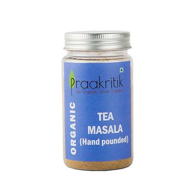 Praakritik Organic Tea Masala 100 gm - Herbal/Green Teas