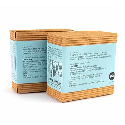 Goli Soda Natural Probiotic Unisex Shave Bar - Peppermint & Lavender (Pack of 2 x 95 gm) - Soaps