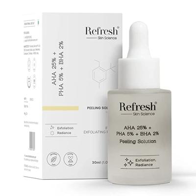 Refresh Skin Science AHA 25% + PHA 5% + BHA 2% Peeling Solution 30 ml - Face Serum