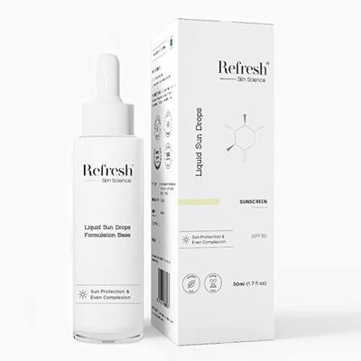 Refresh Skin Science Liquid Sun Drops SPF 50 Protection Sunscreen 50 ml - Face Sunscreen