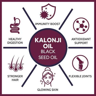 CF Cold Pressed Kalonji Nova Oil - Black Seed 100 ml - Hair Oils