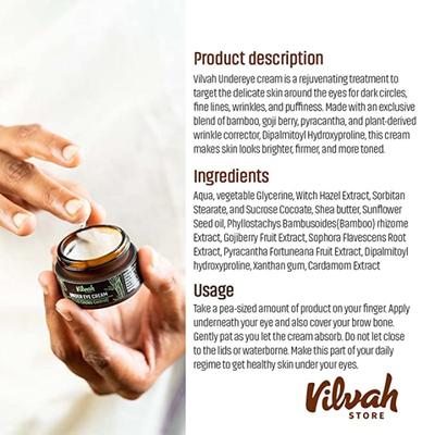Vilvah Under Eye Cream 20 ml - Under Eye Creams & Serums