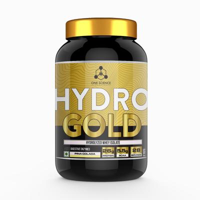 One Science Nutrition Hydro Gold Whey Isolate Protein Powder - Pina Colada 970 gm - Whey Proteins