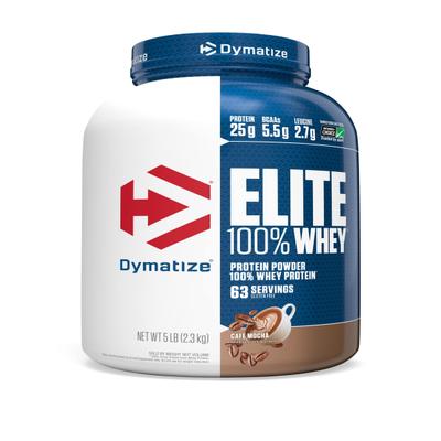 Dymatize Elite 100% Whey Protein Powder - Cafe Mocha 2300 gm - Whey Proteins