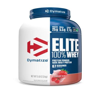 Dymatize Elite 100% Whey Protein Powder - Strawberry Blast 2300 gm - Whey Proteins