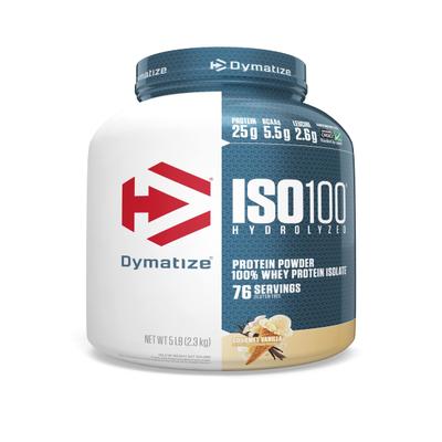 Dymatize Iso 100 Hydrolyzed Whey Protein Powder - Gourmet Vanilla 2300 gm - Whey Proteins