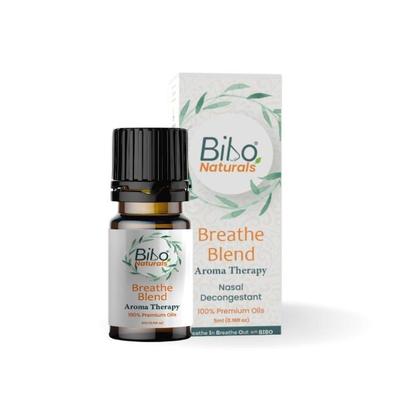 Bibo Naturals Breathe Blend Aroma Therapy Nasal Decongestant Oil 5 ml - Nasal Decongestion