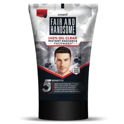 Fair and Handsome 100% Oil Clear Facewash 100 gm (N) - Face Washes