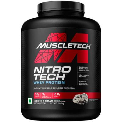 MuscleTech Nitro Tech Whey Protein Powder - Cookies & Cream 2 kg - Whey Proteins