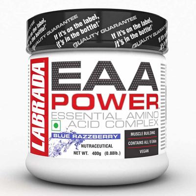 Labrada EAA Powder Essential Amino Acid Powder - Blue Razzberry 400 gm - Amino Acids