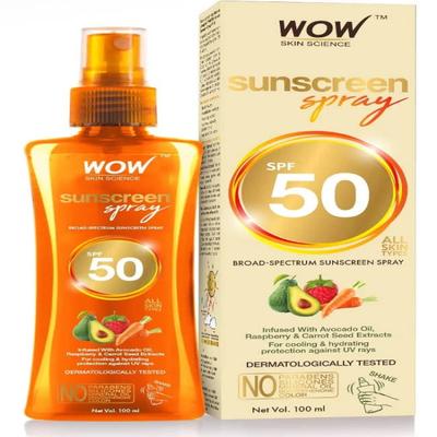 WOW Skin Science Sunscreen Spray Spf 50 100 ml - Body Sunscreen