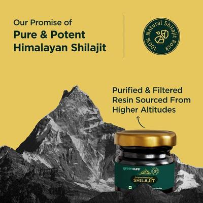 Greencure Original Himalayan Shilajit Resin 20 gm - Speciality Medicines