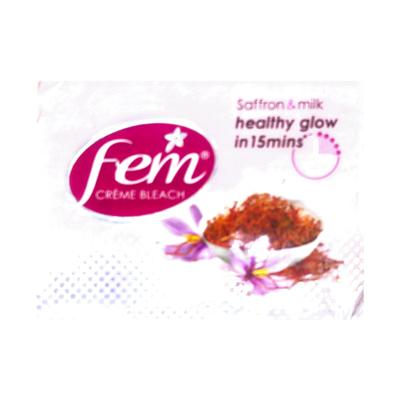 Fem Creme Bleach - Saffron & Milk 40 gm - Face Bleach