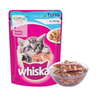 Whiskas Kitten Tuna in Jelly 85 gm - Petfood