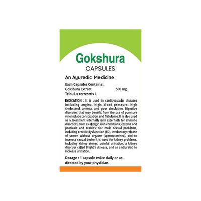 GH Gokshura Capsule 30's - Speciality Medicines