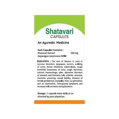 GH Shatavari Capsule 30's - Speciality Medicines