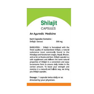 GH Shilajit Capsule 30's - Speciality Medicines
