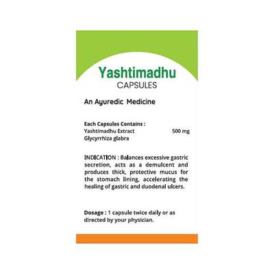 GH Yashtimadhu Capsule 30's - Speciality Medicines