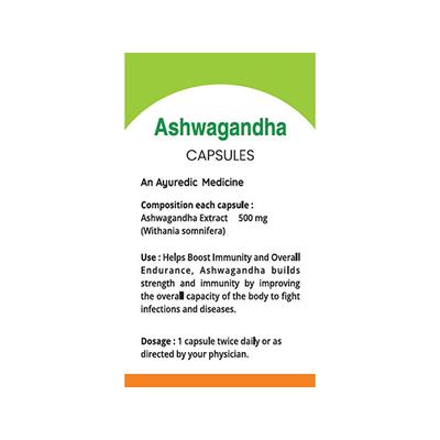 GH Ashwagandha Capsule 30's - Ashwagandha