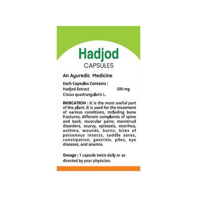 GH Hadjod Capsule 30's - Speciality Medicines