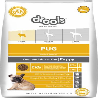 Drools Pug Puppy Premium Dog Food 4000 gm - Petfood