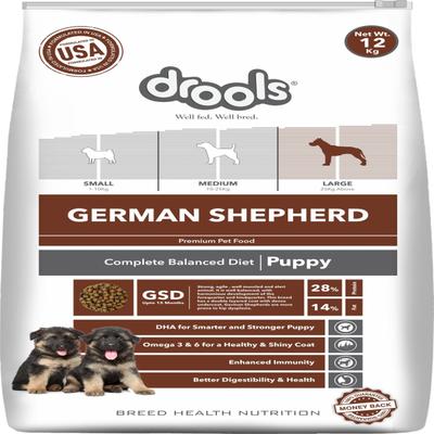Drools German Shepherd Puppy Premium Dog Food 12000 gm - Petfood