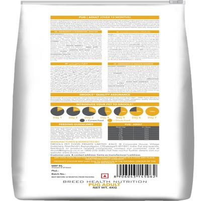 Drools Pug Adult Premium Dog Food 4000 gm - Petfood
