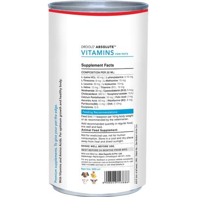 Drools Absolute Vitamin Syrup- Dog Supplement 300 ml - Petfood