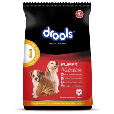 Drools Chicken and Egg Puppy Dog Food 10000 gm - Petfood