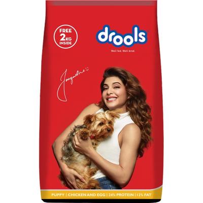 Drools Chicken & Egg Puppy Dry Dog Food (10kg+2kg Free) 12000gm - Petfood