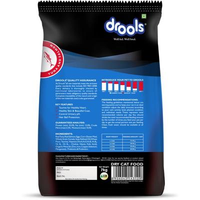Drools Tuna & Salmon Adult Cat Food 7kg (+20% Extra Free Inside) 8400 gm - Petfood