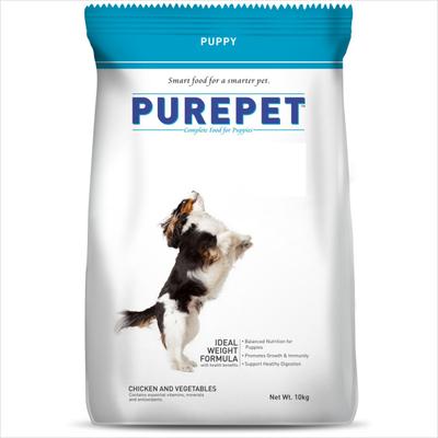 Purepet Chicken & Veg Puppy Dog Food 10000 gm - Petfood