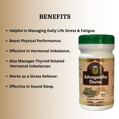 HASS Ashvagandha Churna (Pack of 2 x 100 gm) 1's - Speciality Medicines