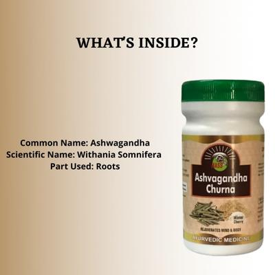 HASS Ashvagandha Churna (Pack of 2 x 100 gm) 1's - Speciality Medicines