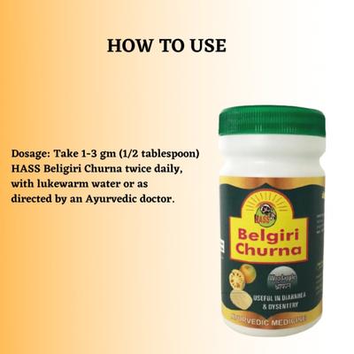 HASS Belgiri Churna (Pack of 4 x 100 gm) 1's - Speciality Medicines