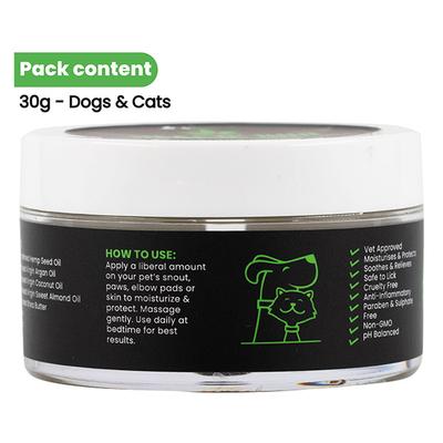 Wiggles Heal O' Rub Organic Dog Paw Balm Cream Butter 30 gm - Pet Grooming