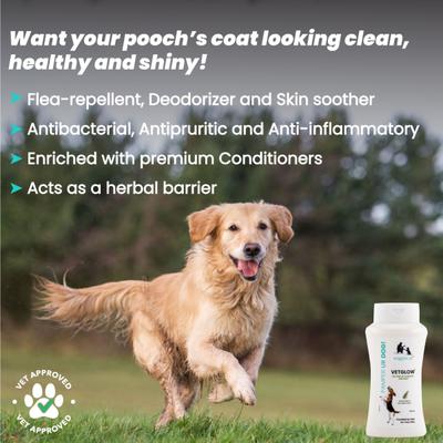 Wiggles Vetglow Dog Bath Shampoo 200 ml - Pet Grooming