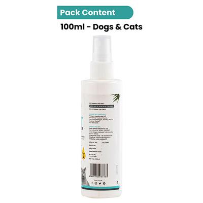 Wiggles Pet Dogs & Cats Sanitizer Spray 100 ml - Pet Grooming