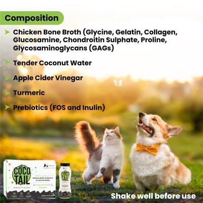 Wiggles Cocotail Dogs & Cats Healthy Energy Drink (Pack of 6*200ml) 1200 ml - Pet Healthcare