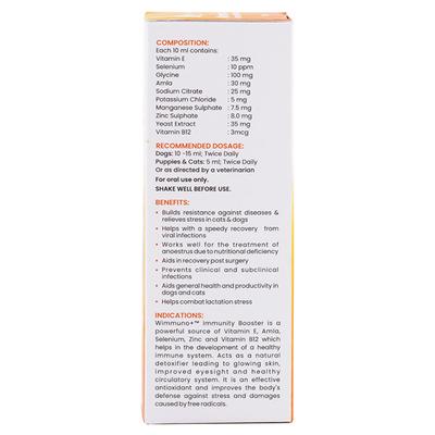Wiggles Wimmuno+ Dogs & Cats Immunity Booster Probiotics Syrup 100 ml - Pet Healthcare
