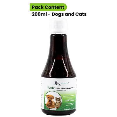Wiggles Furliv Liver Dogs & Cats Tonic Syrup 200ml - Pet Healthcare