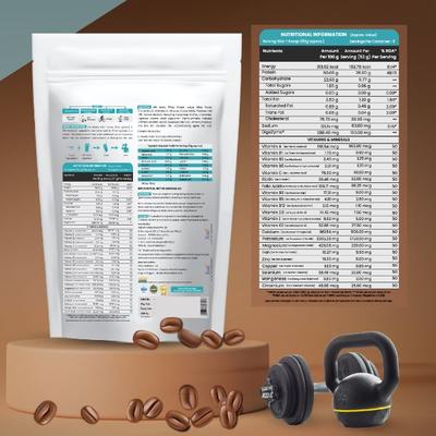 Onelife Whey Protein Powder - Cafe Mocha (Pouch) 500 gm - Workout Essentials