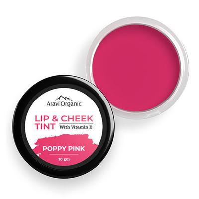 Aravi Organic Everyday Vegan Lip and Cheek Tint Balm Lip Tint Beet Pink 10 gm - Lip Stains & Tints