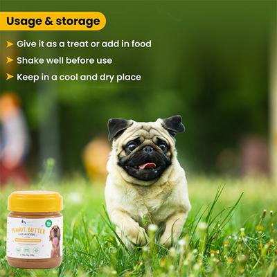Wiggles Dog Peanut Butter 200 gm - Petfood