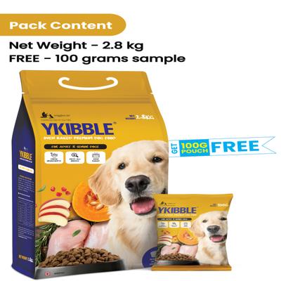 Wiggles Ykibble Dog Food Adult Pet 2800 gm - Petfood
